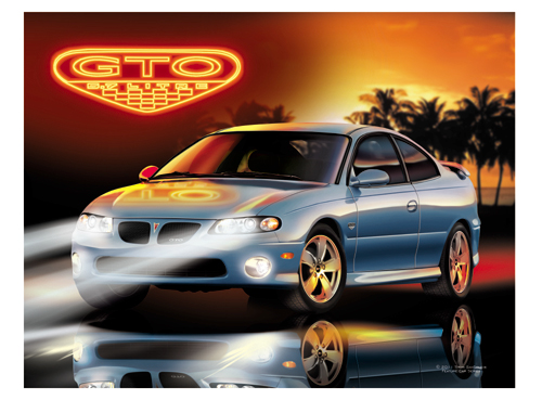 2004 GTO Babados Blue 5.7L No Hood Scoop